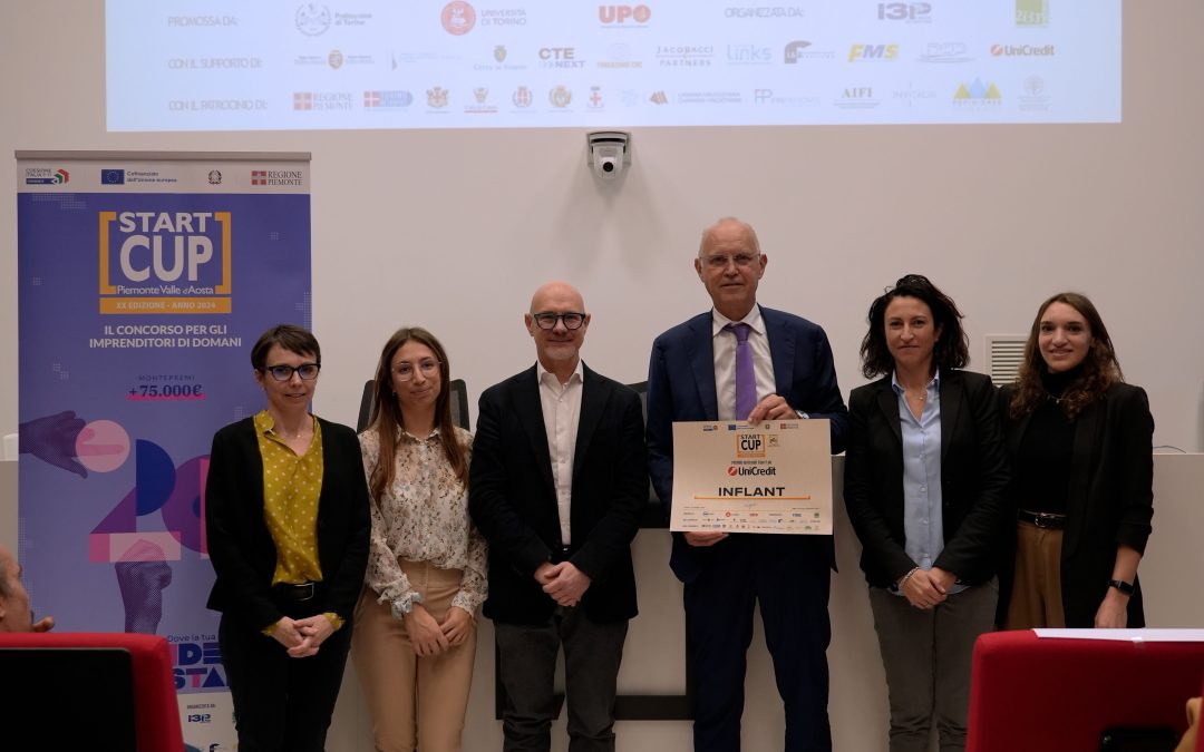 Start Cup Piemonte Valle d’Aosta 2024: INFLANT al primo posto con una rivoluzionaria terapia sull’inflammasoma