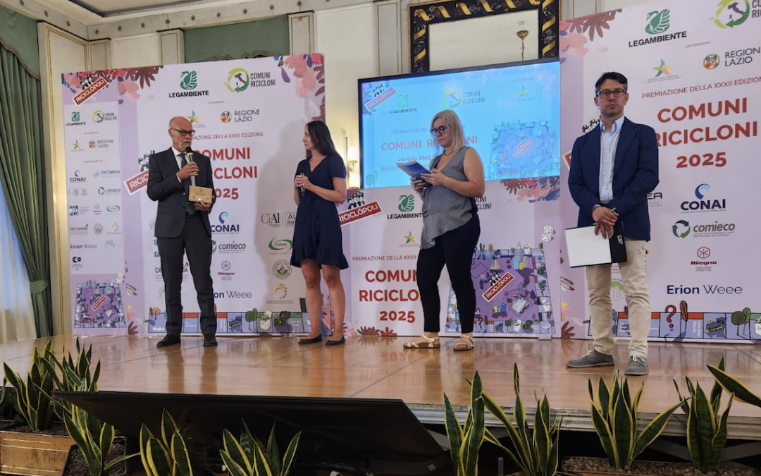 Comuni Ricicloni: all’Ecoforum di Legambiente il CIC premia Isontina Ambiente SRL