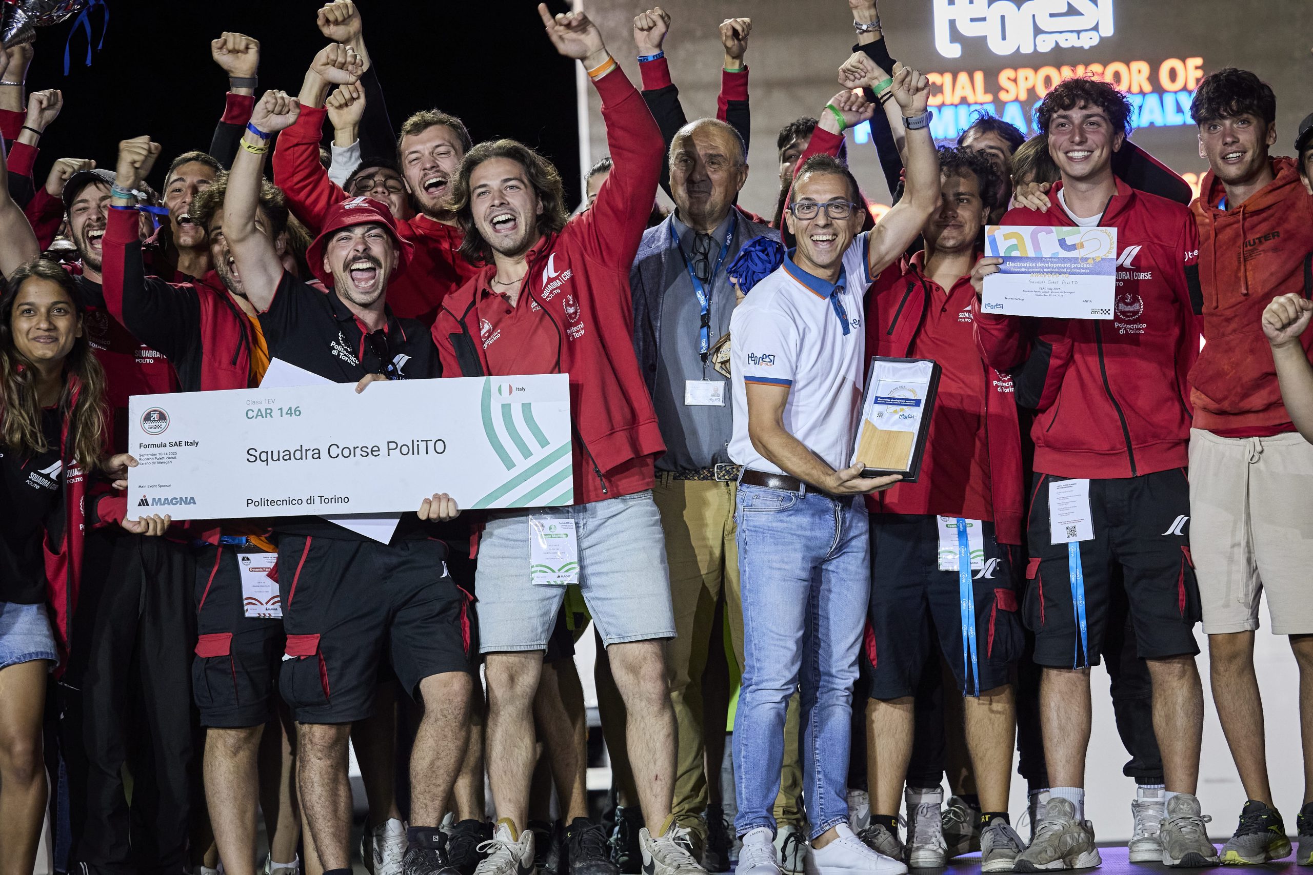 Teoresi Group premia con il TeoRace la Squadra corse del Politecnico di Torino
